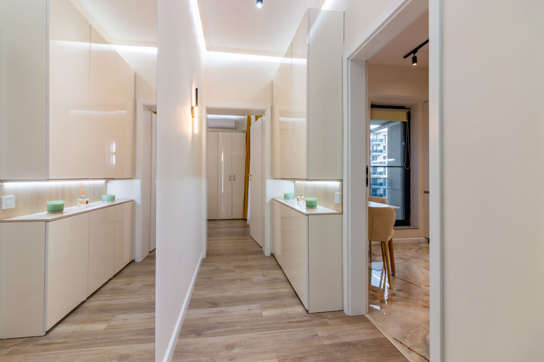 Garsonieră decomandată, Exigent Plaza Faza 5, mobilată modern, bloc 2024